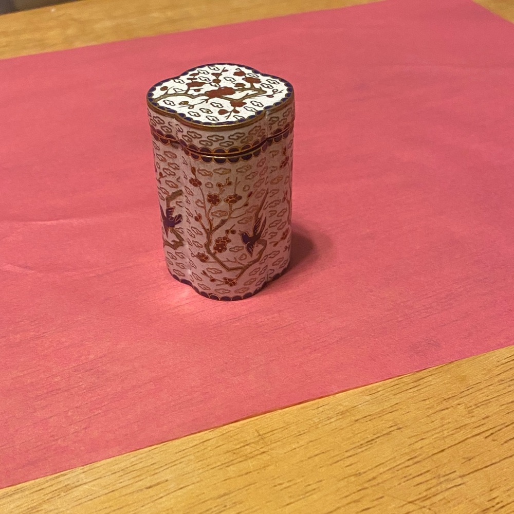 Vintage Cloisonné box